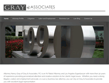 Tablet Screenshot of grayfirm.com